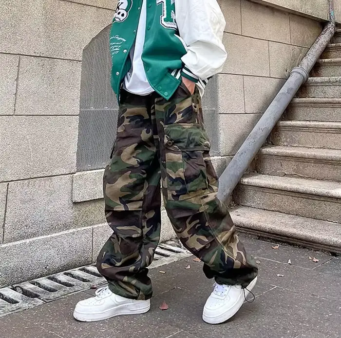 Pantalon Cargo camouflage militaire pour hommes