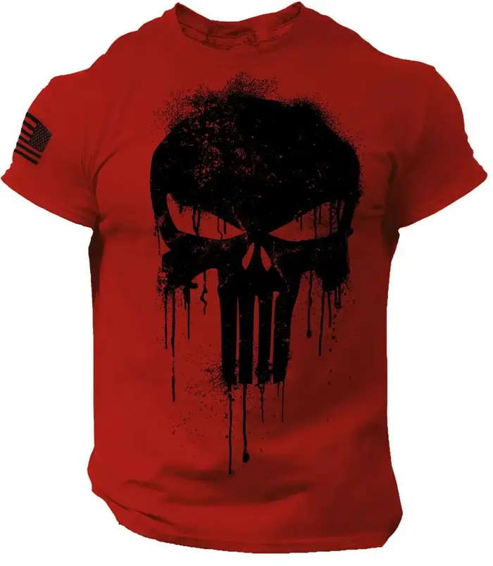 T-shirt pour homme, imprimé 3D