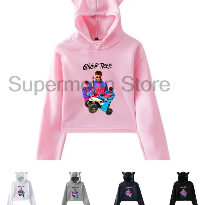 Sweat-shirt à capuche avec oreilles de chat