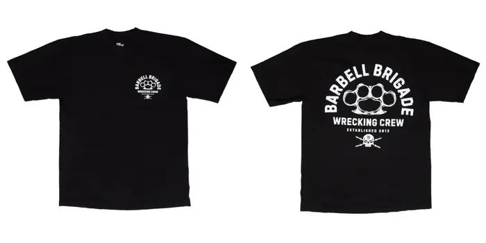 T-shirt unisexe à manches courtes pour hommes, Barbell Brigade, WEentos, SMprédit, ERS, volatilité, 
