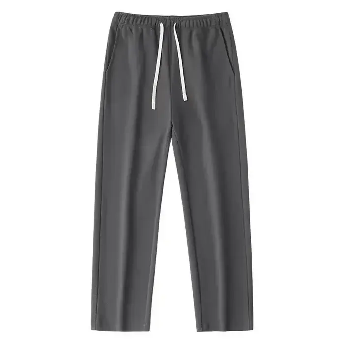 Viser de survêtement décontractés pour hommes, pantalons de survêtement droits, coton, respirant, Sportedly Proximity, Wstring Wide Leg, FJMale