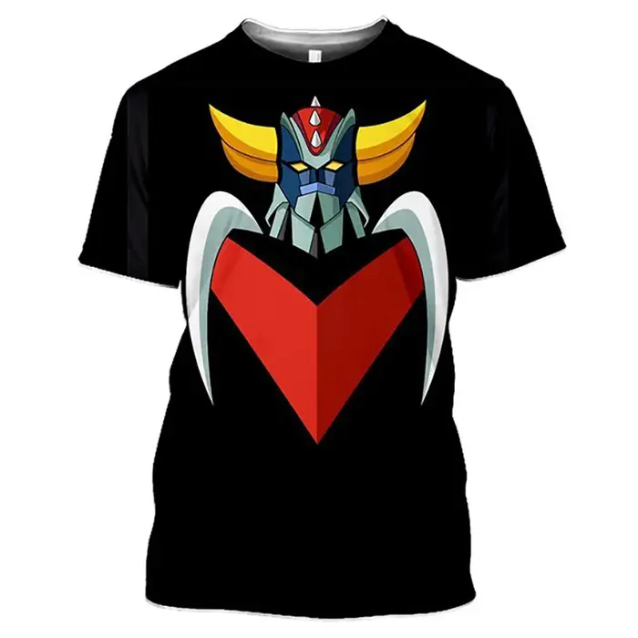 Été Goldorak Anime UFO Robot Grendizer impression 3D T-Shirts hommes femmes mode surdimensionné t-shirt Harajuku