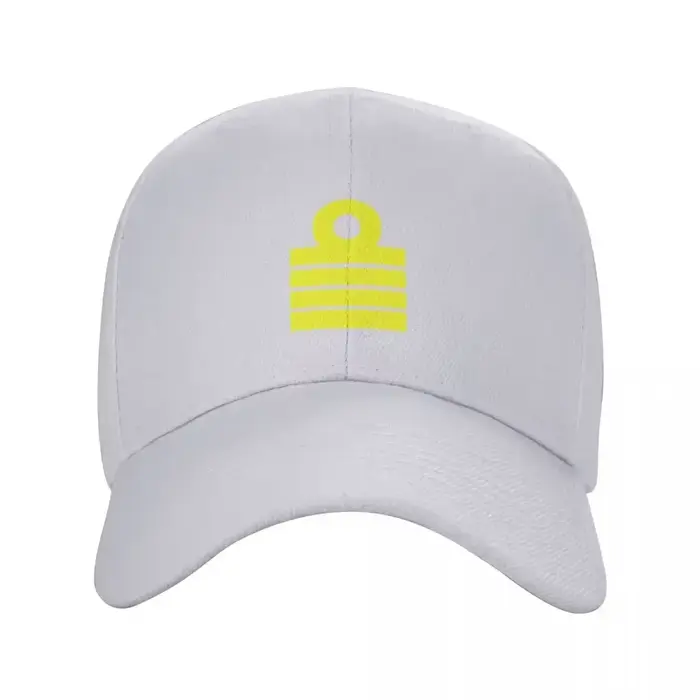 Grade maritime - Pales de capitaine (boucle). Noir. Casquette de Baseball Sailor ONE, chapeau à pres