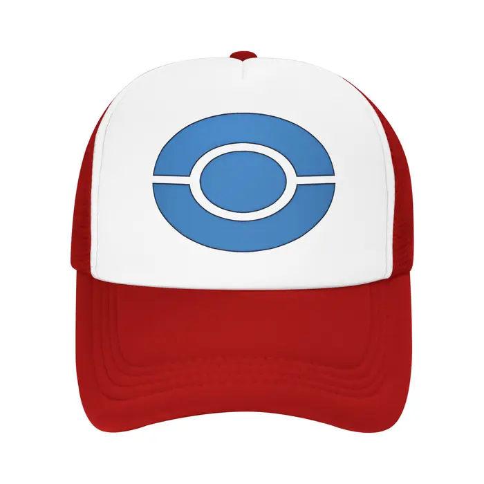 Casquette de baseball Ash Ketchum pour homme et femme, chapeaux latéraux en maille respirante, ajust