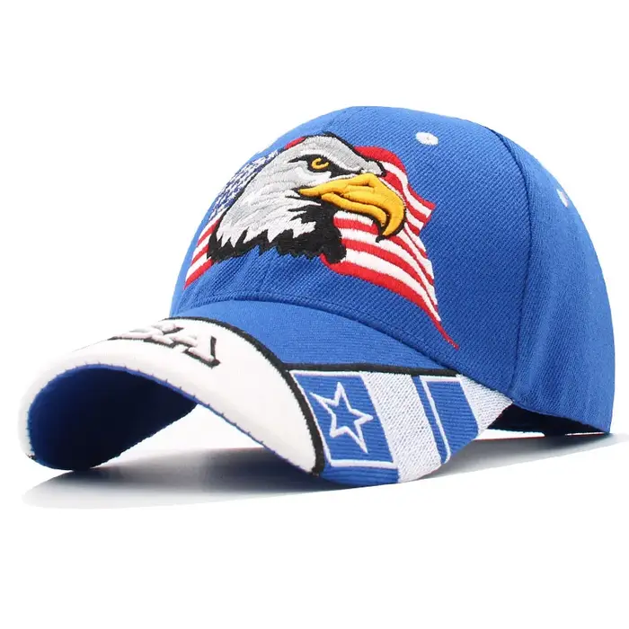 Casquette de baseball animal pour hommes et femmes, aigle à tête blanche fosotique et sensation amér