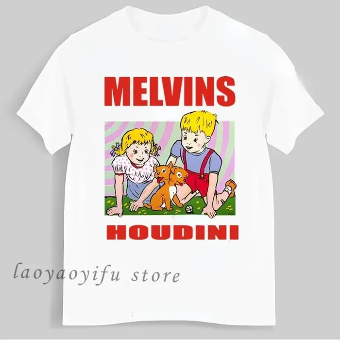 T-shirt rétro Melvins Houdini Sludge Metal SthbRock pour hommes et femmes