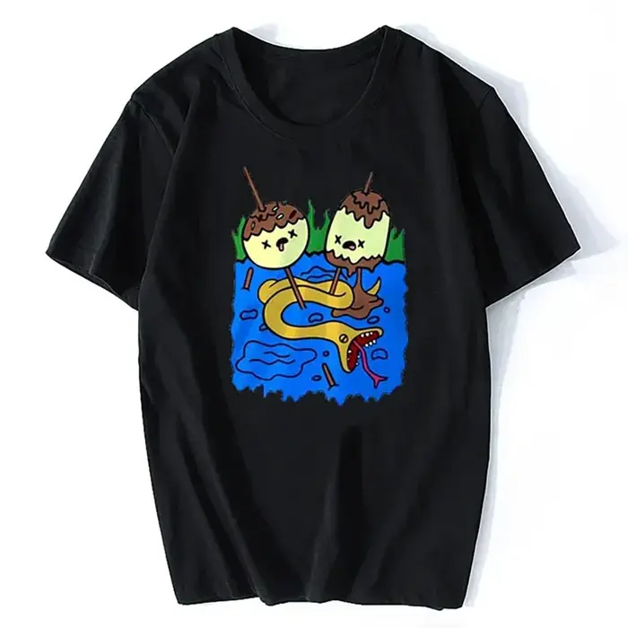Rock à mâcher princesse décontracté femmes drôle T-Shirt fille Harajuku 90S T-shirt hommes Goth Marc