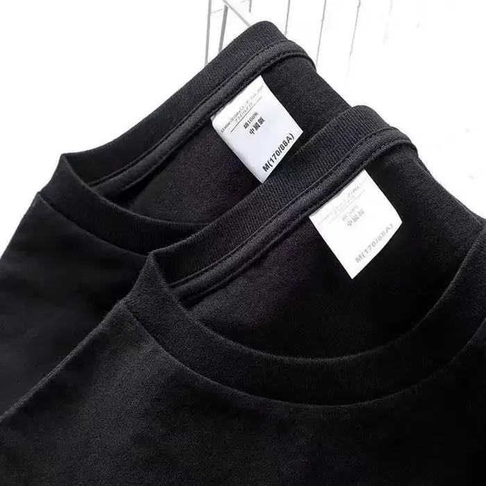 T-shirts pour hommes et femmes, gris-violet, col rond, manches courtes, haut basique en pur coton po