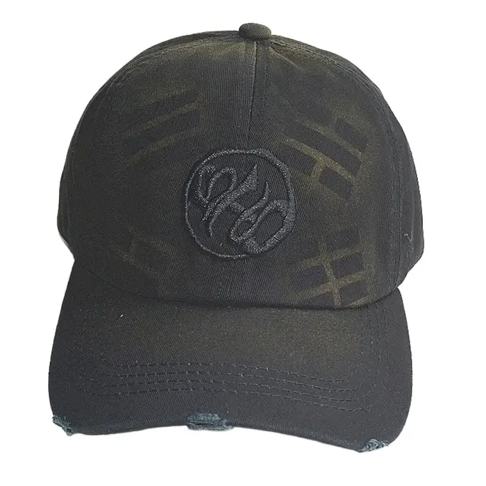 Casquette de baseball en coton noir tricoté brodé Kpop Idols, réglable, pour femmes et hommes, idéal