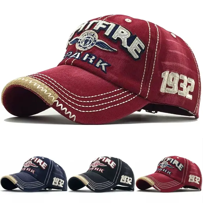 Casquette de Baseball en Coton avec Lettres Brodées pour Homme et Femme, Chapeau de Cowboy, Hip Hop,