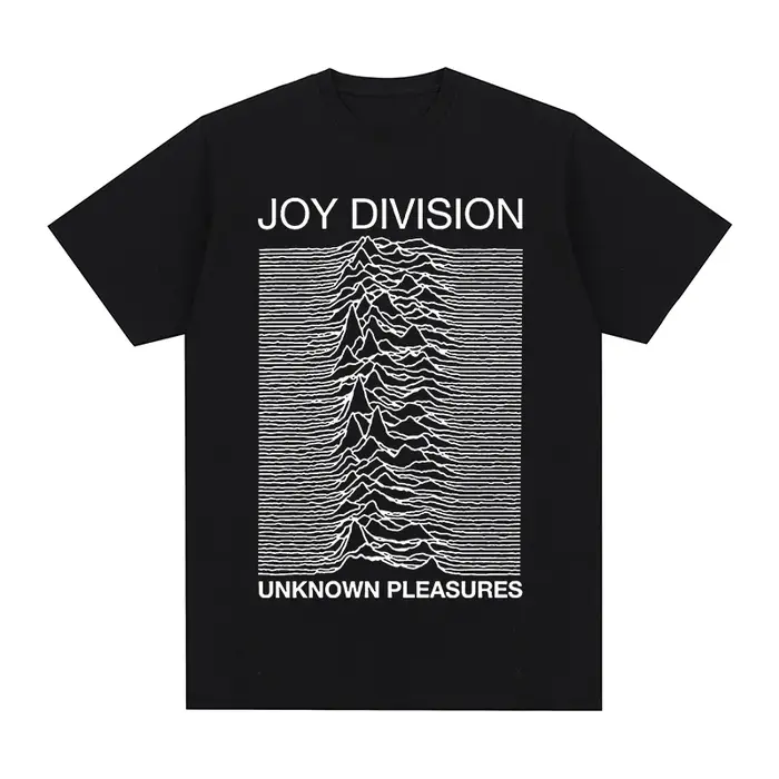 Joy Division UNKNOWN PLEASURES t-shirt Vintage mode décontracté Streetwear coton hommes t-shirt nouv
