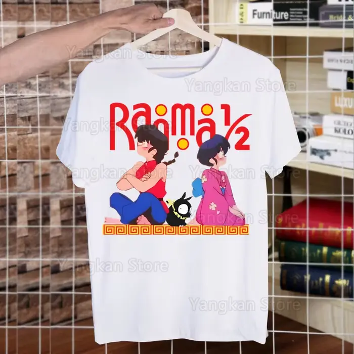 Ranma 12 T-shirts été hommes/femmes Hip Hop drôle impression