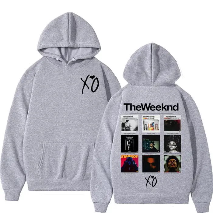 Sweat-shirt à capuche graphique The Weeknd pour homme et femme