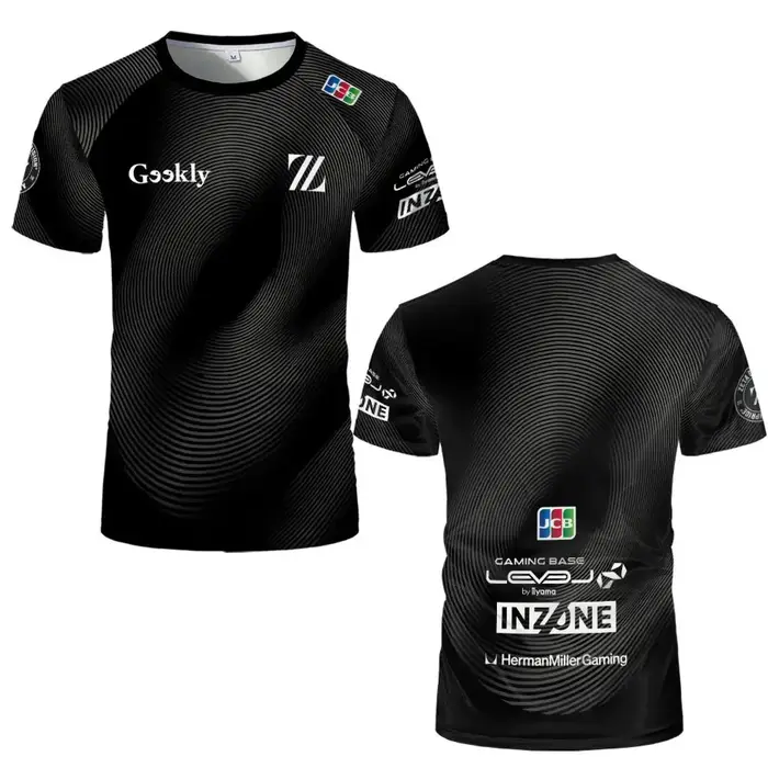 Maillot d'équipe d'e-sport ZETA DIVISION 2026 SITETAMPO – T-shirt unisexe à séchage rapide et respir