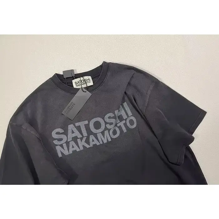 Nouveau T-shirt décontracté unisexe à manches courtes col rond oversize en coton noir avec logo imprimé et lettres