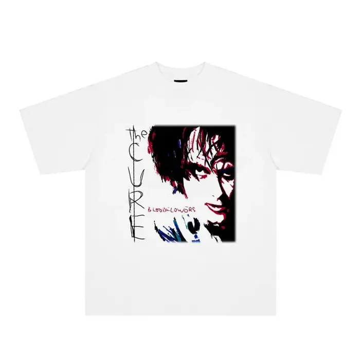 T-shirt imprimé du groupe de rock britannique The Cure