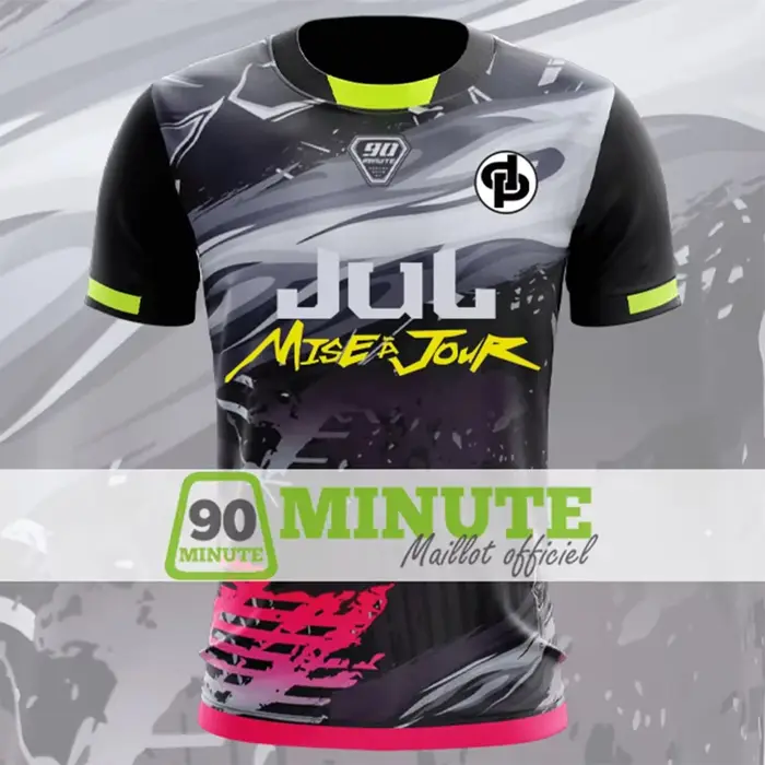 Jul hommes Jersey 90 Minute série 3D imprimé T-shirt