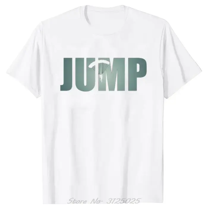 Nouveau T-shirt imprimé graphique drôle parachutistes