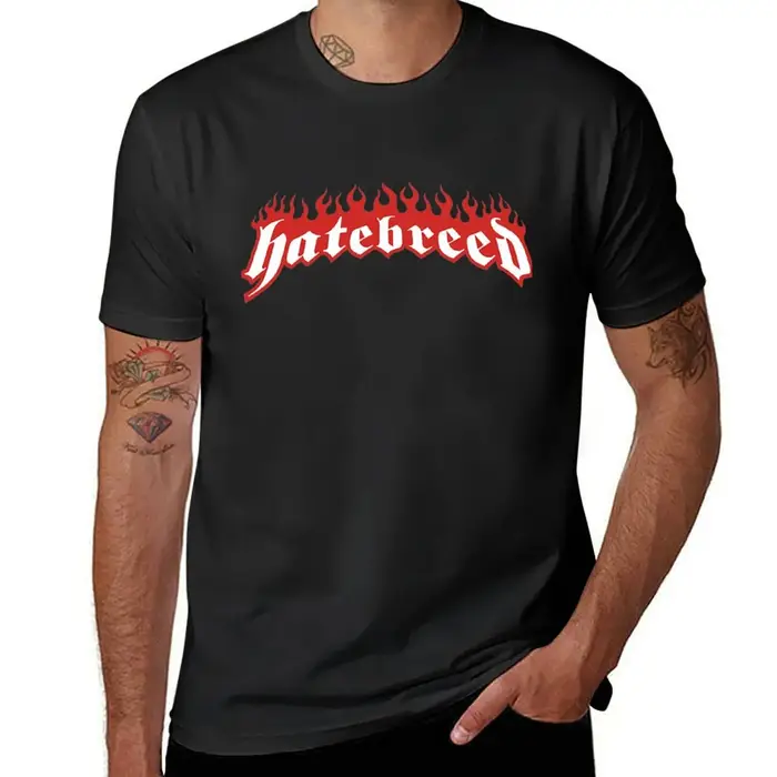 T-shirt Hatebreed à séchage rapide pour hommes, blanc, noir, garçons