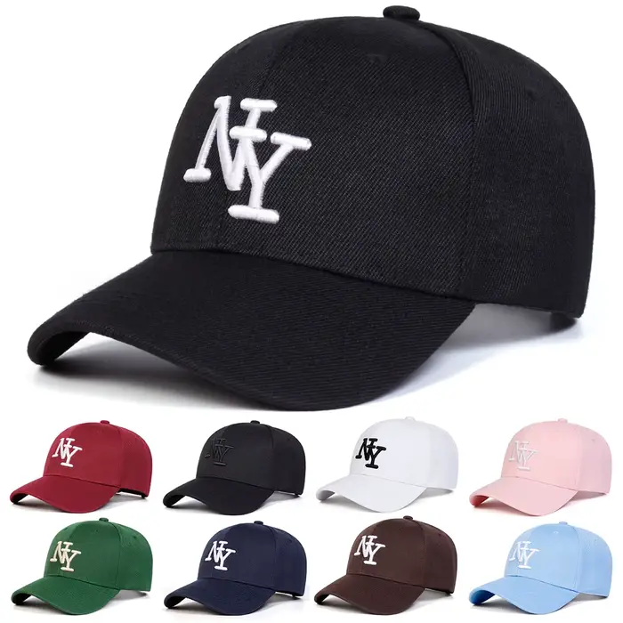Casquettes de Baseball unisexes avec lettres brodées