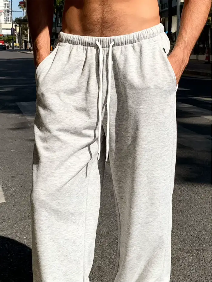 Pantalon de jogging décontracté pour homme - Coupe droite