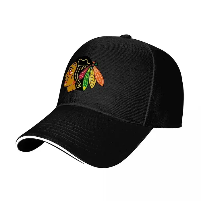Casquette de baseball avec logo des Blackhawks de Chicago