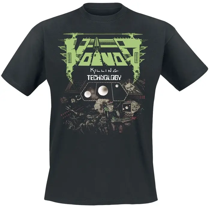 T-shirt imprimé Voivod Killing Technology Sci-Fi, t-shirt neutre décontracté 100% coton, streetwear 
