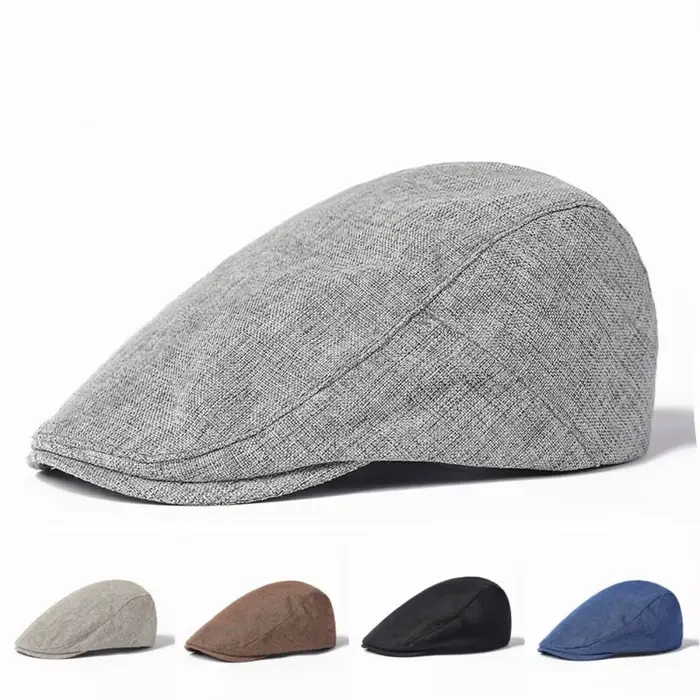 Béret vintage pour homme en coton