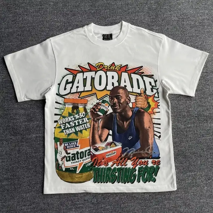T-Shirt Y2K pour hommes, graphique de basket-ball, rue Hip Hop Goth, été Y2K imprimé Harajuku, manches courtes, haut en coton, surdimensionné