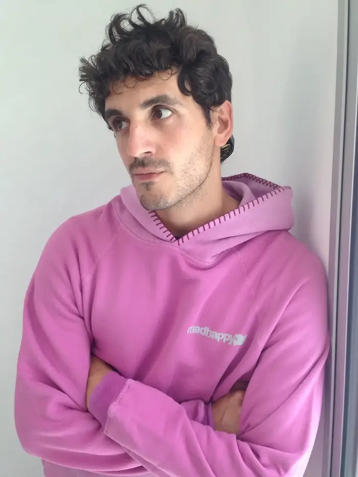 Sweat à capuche ample style hip-hop avec imprimé lettres au dos, couleur contrastante, pour couple, 