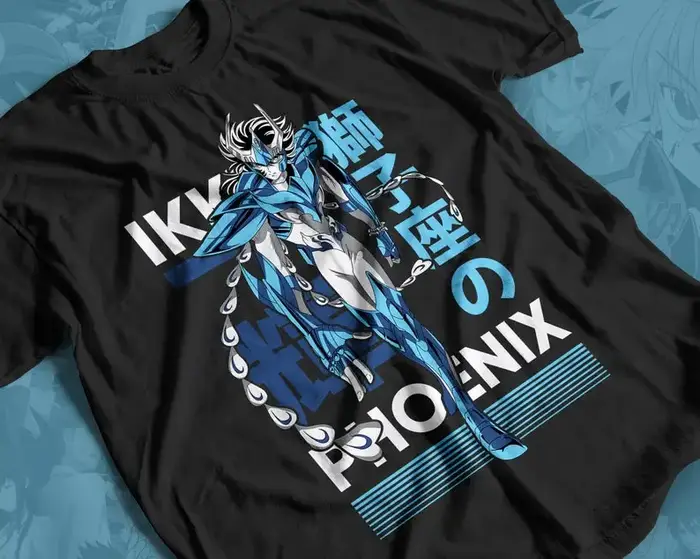 T-shirt anime Saint Seiya unisexe, T-shirt graphique, chemise manga, ballons ki