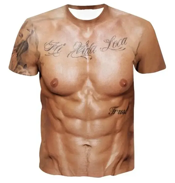 T-shirt pour hommes européens et américains