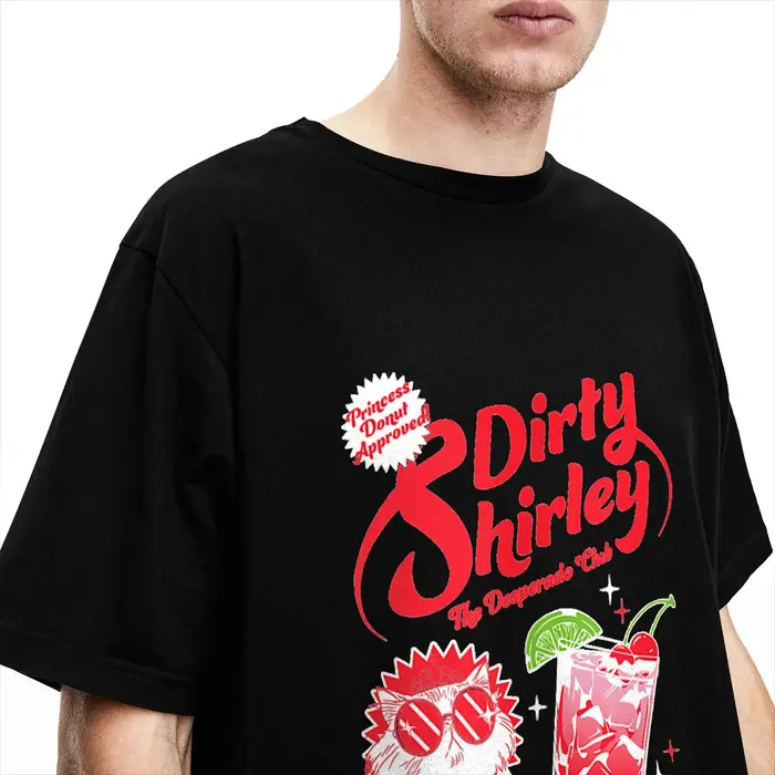 DCC Dirty Shirley Desperado Club Ad with Princess Donut T-shirt en coton pour hommes