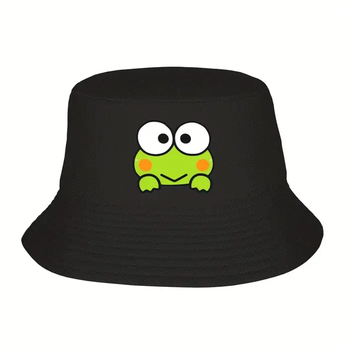 Chapeau de pêcheur Keroppi Harajuku, casquette classique unisexe pour les vacances, chapeau de solei