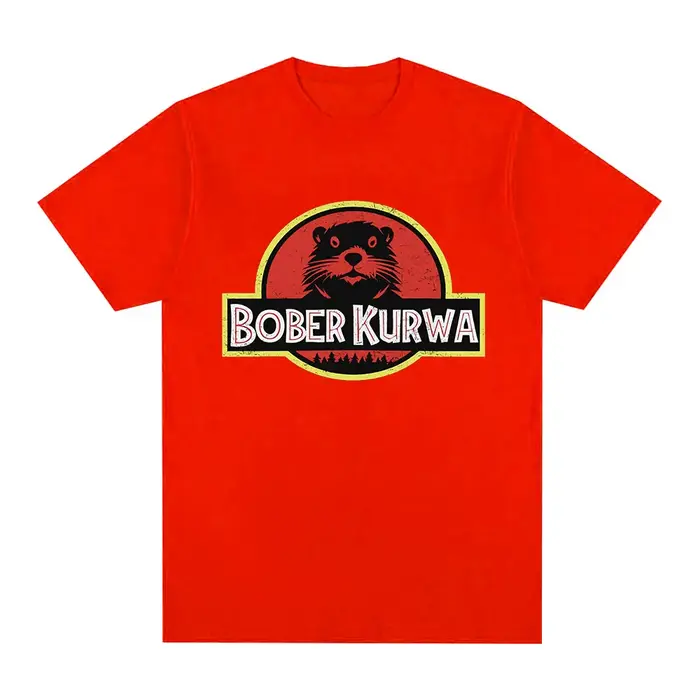 Bober Kurwa Bobr drôle Meme graphique T-shirt hommes femmes mode Hip Hop manches courtes T-shirts am