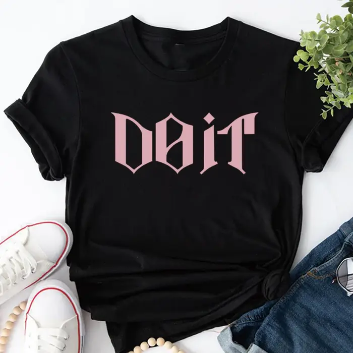 T-shirt K-pop 2026 SKZ It Tape Do It, T-shirt DO IT, T-shirts K-pop, Hauts Harajuku, Streetwear, Hau