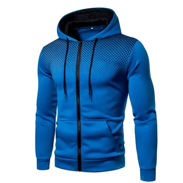 Sweat-shirt à capuche zippé pour homme