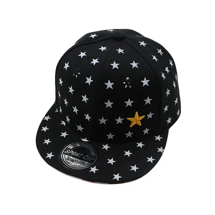 Casquette Hip Hop pour enfants, casquette de baseball réglable pour garçons et filles, snapback étoi