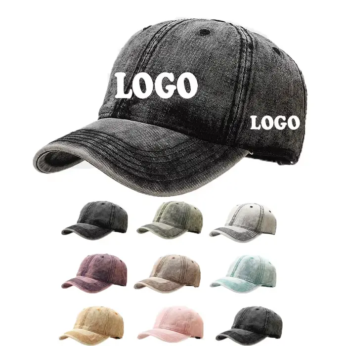 Casquettes de baseball brodées personnalisées pour hommes et femmes, chapeaux Snapback, taille réglable, rétro, unisexe, vintage, coton lavé, pare-soleil