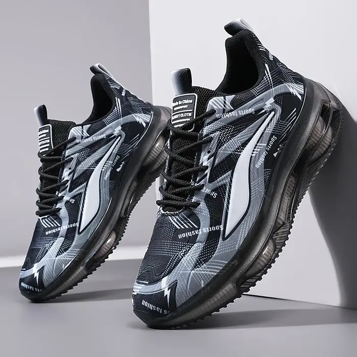 Chaussures de basket-ball tendance pour hommes avec amorti à air