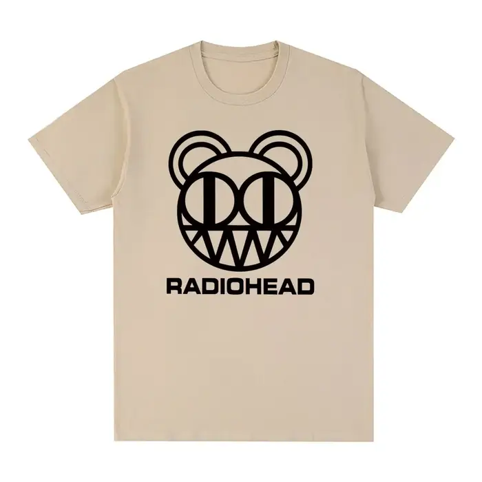 Radiohead Vintage T-shirt Rock n Roll Amnesiac Cotton Men T shirt New Tee Tshirt Womens Tops