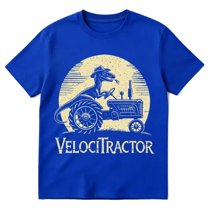 T-shirt graphique VelociTractor drôle pour hommes et femmes