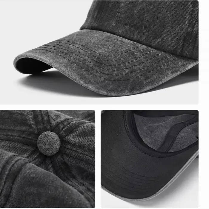 Casquette de Baseball en coton délavé pour hommes et femmes