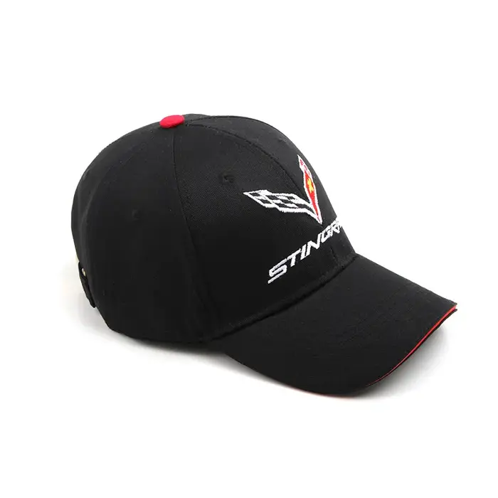 Casquette de baseball de course en coton brodée pour hommes, cadeau créatif, badge Corvette Stingray
