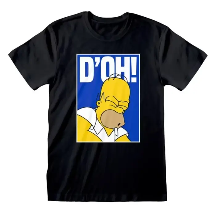 Les Simpsons T-shirts D'oh Expression Art Chemise Tenue Décontracté Dessin Animé Unisexe Présent Hau