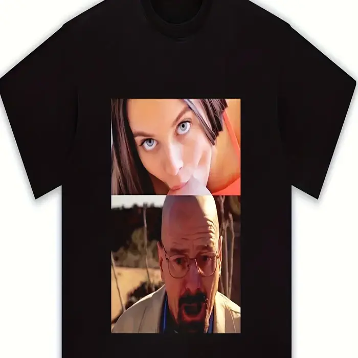 T-shirt graphique unisexe pour hommes et femmes, blanc, col rond, manches courtes, décontracté, impr