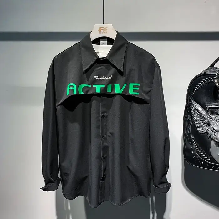 Chemise à manches longues polyvalente pour homme