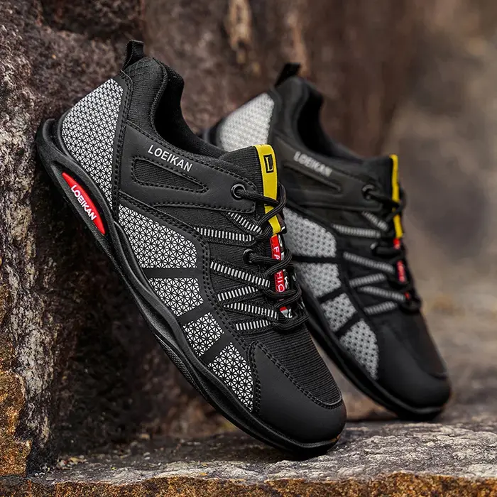 Chaussures décontractées légères pour hommes LOEIKAN |   Chaussures de sport respirantes pour la course à pied, la marche et les trajets quotidiens