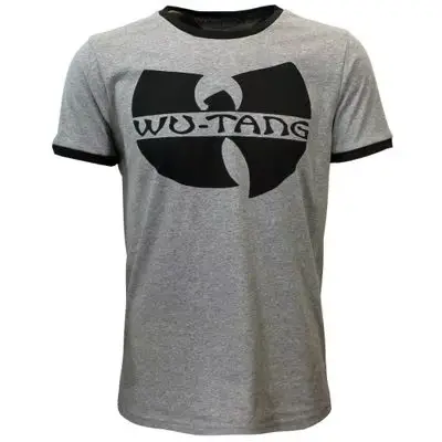 T-shirt imprimé Wu-Tang Clan pour homme, été 2026, en pur coton, haute qualité, coupe oversize décon