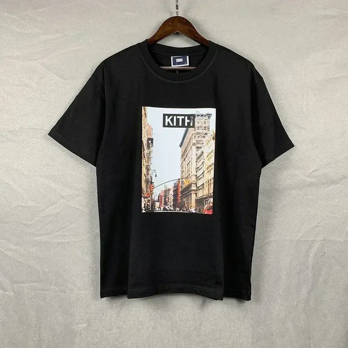 T-shirt vintage Kith de haute qualité 2026ss pour homme, style été, T-shirt mode KITH FW, hauts stre